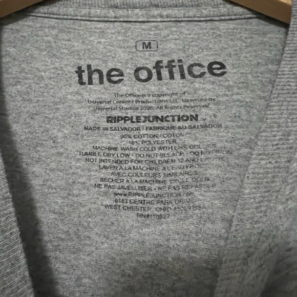 The Office Dunder Mifflin Long Sleeve Tee Size Medium - Picture 4 of 4